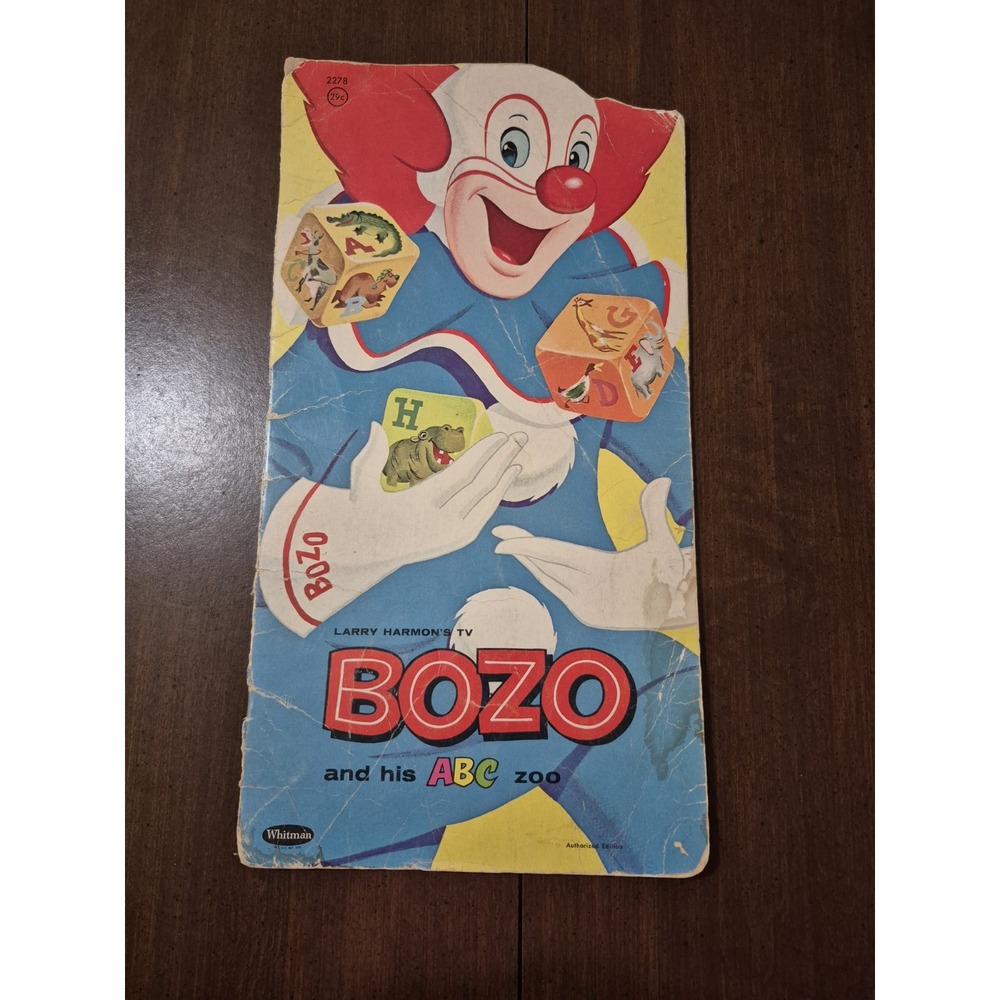 Larry Harmon's TV Bozo and his ABC Zoo (Whitman, 1961/1966), Vintage Book (A026)